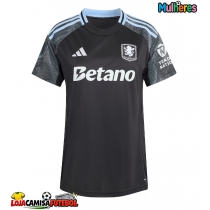 Camisa de Futebol Aston Villa Harvey Elliott #9 Equipamento Secundário Mulheres 2025-26 Manga Curta